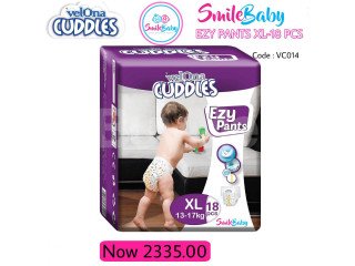 VELONA CUDDLES EZY PANTS - XL 18 PCS