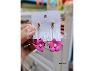 CHINESE STYLE EARRING - DUSKY PURPLE