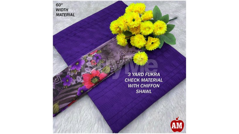 fukra-check-material-with-chiffon-shawal-big-0