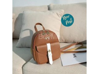 PU LEATHER QUALITY 2 IN 1 BAG - BROWN