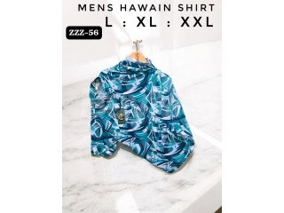 HAWAIN SHIRT PRINTED - BLUE