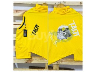 CREW NECK T-SHIRT - YELLOW