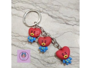 HEART SHAPE TEDDY BEAR KEY CHAIN