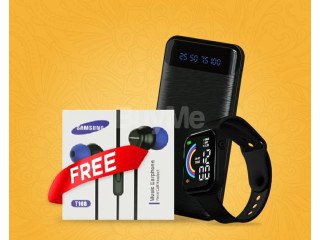 MX-PB41 POWER BANK AND FREE LED RAINBOW WATCH AND SAMSUNG T108 EARPHONE