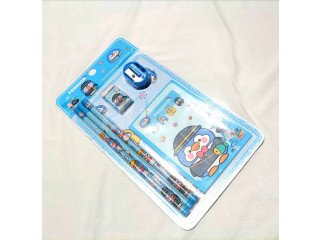 STATIONERY SET 6-IN-1 - PENGUIN THEME