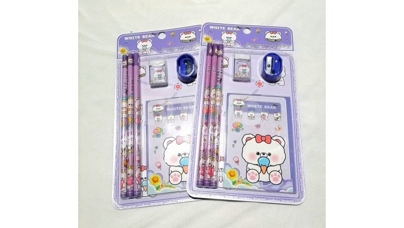 stationery-set-6-in-1-white-bear-theme-big-0