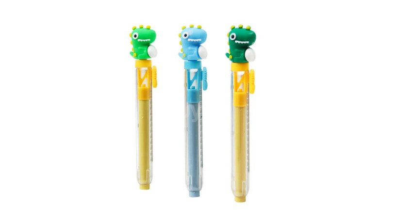 cute-dinosaur-and-teddy-bear-push-pull-up-eraser-big-0