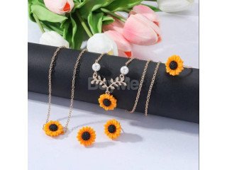 JEWELLERY SET FLORAL DESIGN