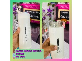 GLASS WATER BOTTLE 400ML