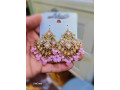 dazzling-jumki-type-earrings-pink-small-0