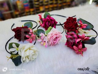 BABY HEADBANDS WITH ROSES