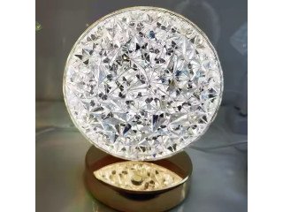 CIRCLE SHAPE CRYSTAL DIAMOND LAMP