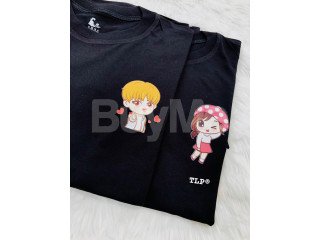 COUPLE T SHIRT - BLACK