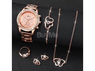 WATCH SET ( RING , NECKLESS AND BRCELET )