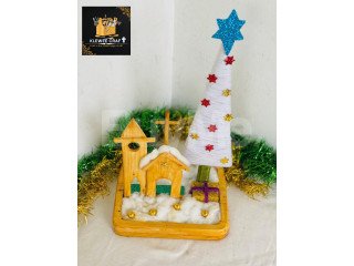 WOODEN CRAFTED CHRISTMAS DECO