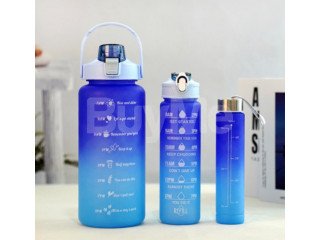 3 IN 1 BOTTLE - DARK BLUE & LIGHT BLUE MIX