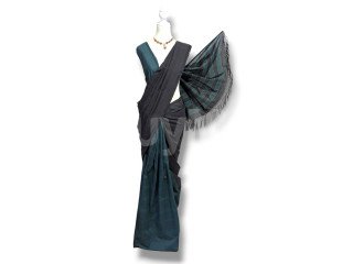 COTTON POLYESTER MIXED HANDLOOM SAREE