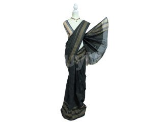 COTTON POLYESTER MIXED HANDLOOM SAREE