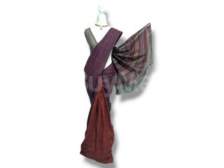 COTTON POLYESTER MIXED HANDLOOM SAREE