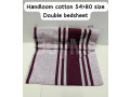 handloom-cotton-double-bedsheet-brown-small-0