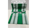 handloom-cotton-double-bedsheet-green-small-0