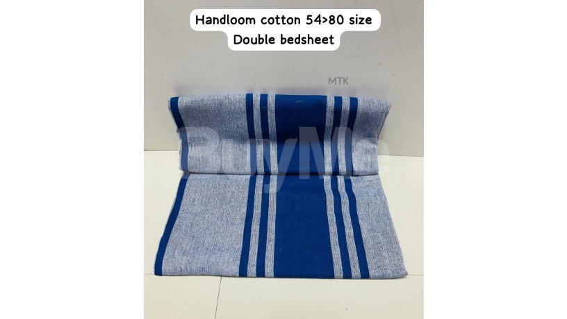 handloom-cotton-double-bedsheet-dark-blue-big-0