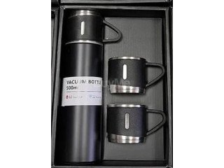 VACCUM FLASK SET - BLACK