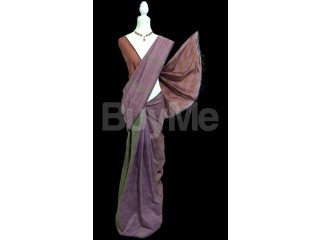 COTTON POLYESTER MIXED HANDLOOM SAREE