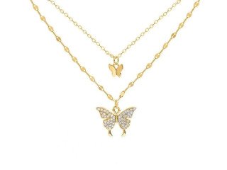 BUTTERFLY NECKLACE - GOLD