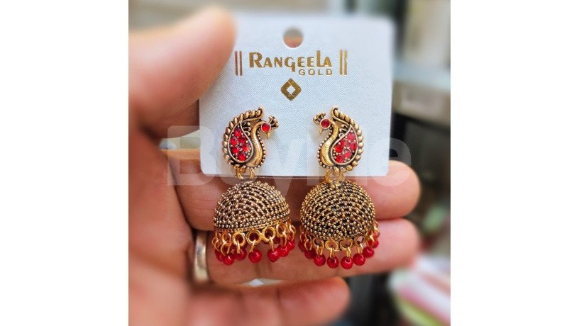 peacock-design-jumki-earrings-red-big-0