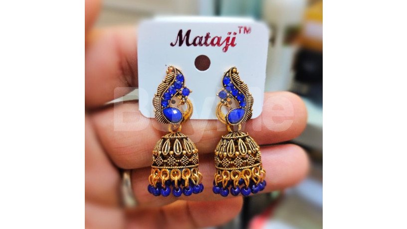 stone-studded-jumki-earrings-blue-big-1