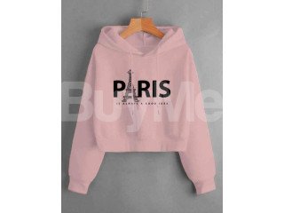 PARIS HOODIE -(PINK)