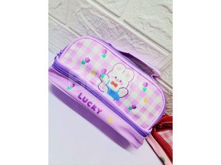 LUCKY PURPLE PENCIL POUCH