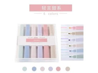 6 COLOURS HIGHLIGHTER SET