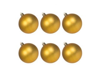 GOLD CHRISTMAS TREE ORNAMENTS SET