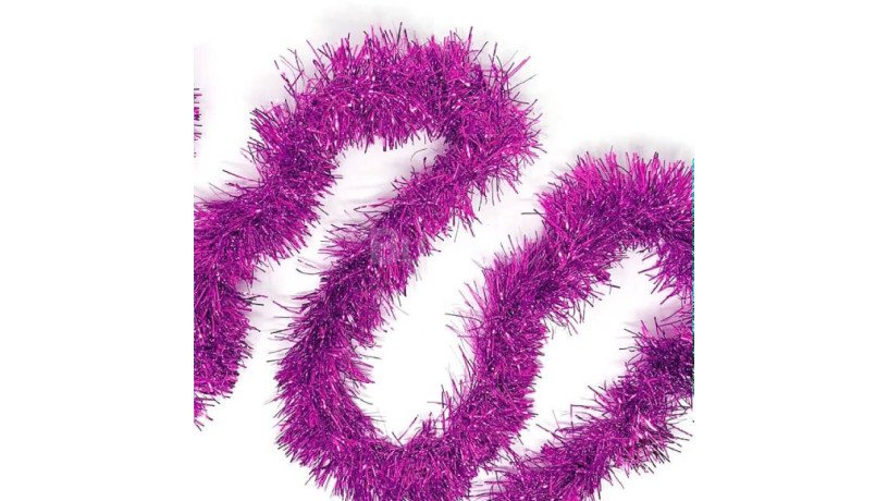 magenta-christmas-foil-tinsel-garland-big-0