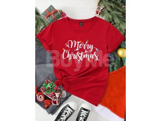 CHRISTMAS T SHIRT - RED