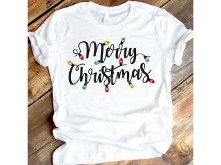 CHRISTMAS T SHIRT - WHITE