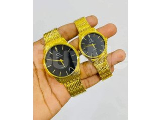 COUPLE WATCH - GOLD & BLACK