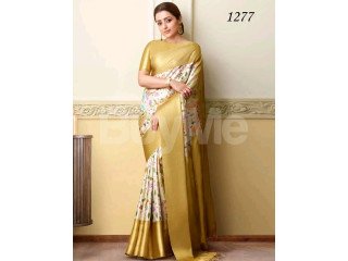 LADIES DAZZLING SAREE - GOLD