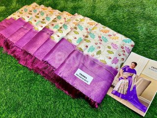 LADIES DAZZLING SAREE - DUSKY PURPLE