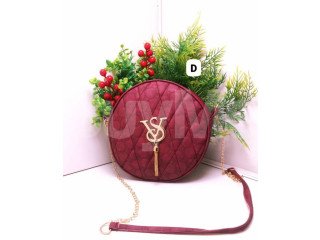 LADIES RED SIDE BAG