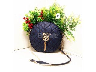 LADIES BLUE SIDE BAG