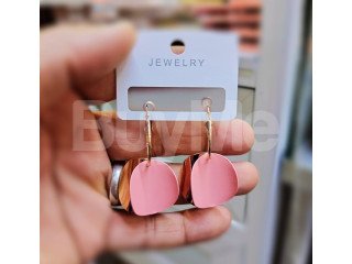 DAZZLING DROP EARRING - PINK