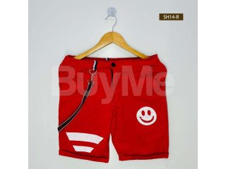 TWILL COTTON SHORT - RED