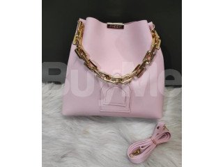 LADIES PINK HANDBAG