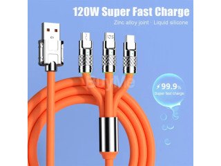 3 IN 1 UNIVERSAL 120W FAST CHARGING CABLE