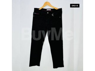 MEN'S DENIM TROUSERS - BLACK