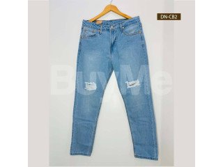 MEN'S DENIM TROUSERS - LIGHT BLUE