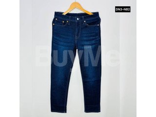 MEN'S DENIM TROUSERS - DARK BLUE